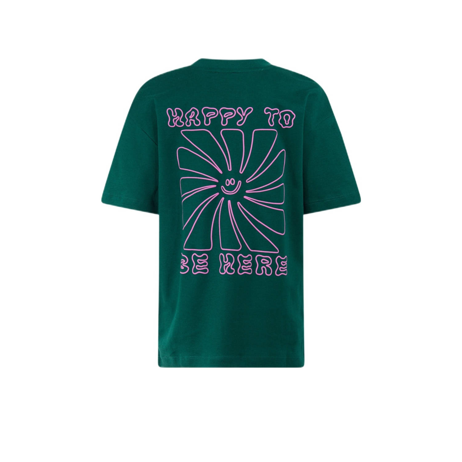 Shoeby T-shirt donkergroen