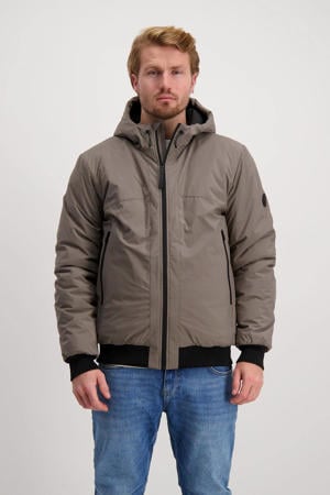winterjas taupe