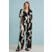 VILA regular waist casual broek zwart
