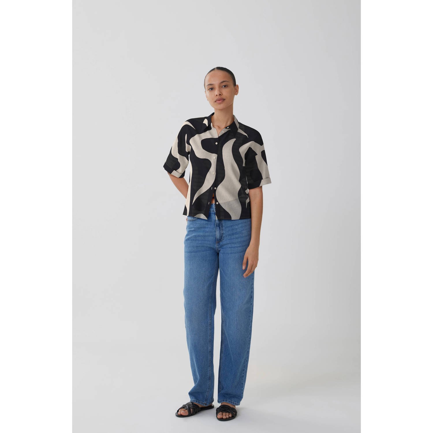 VILA blouse zwart