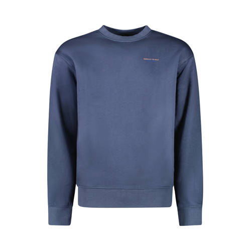 Cars sweater met backprint blauw afbeelding