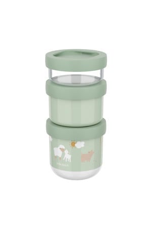 Mio stapelbare snackbox (3-delig)