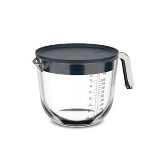 Chef it glazen maatbeker 1000 ml (met deksel)