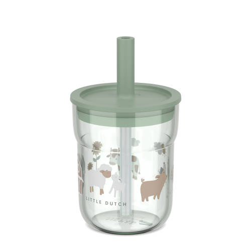 Mepal Mio kunststof kinderglas (250 ml) (met rietje) afbeelding