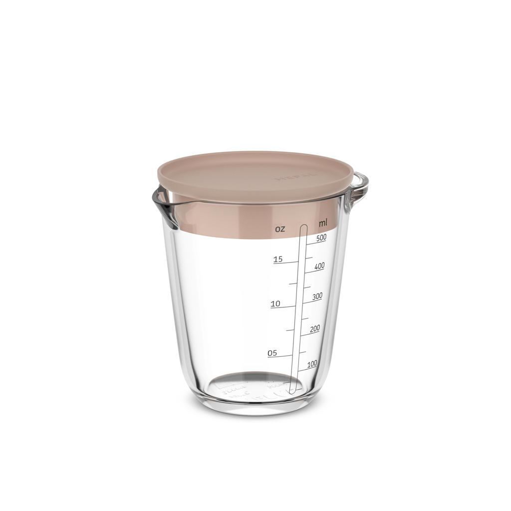Mepal Chef it glazen maatbeker 500 ml (met deksel)