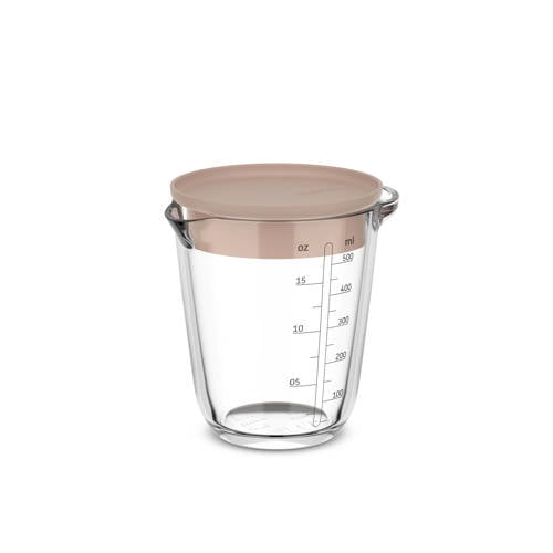 Mepal Chef it glazen maatbeker 500 ml (met deksel) afbeelding
