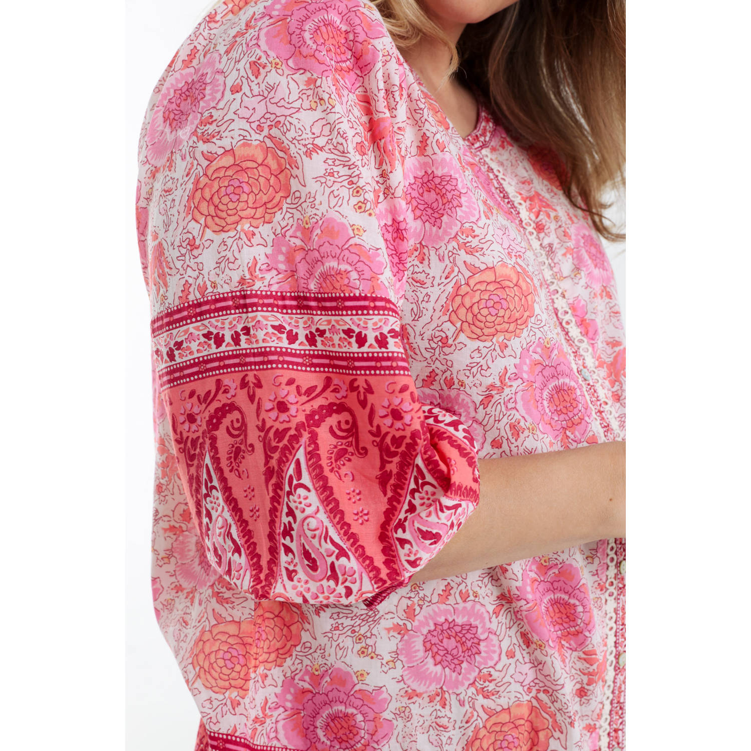Paprika blouse roze