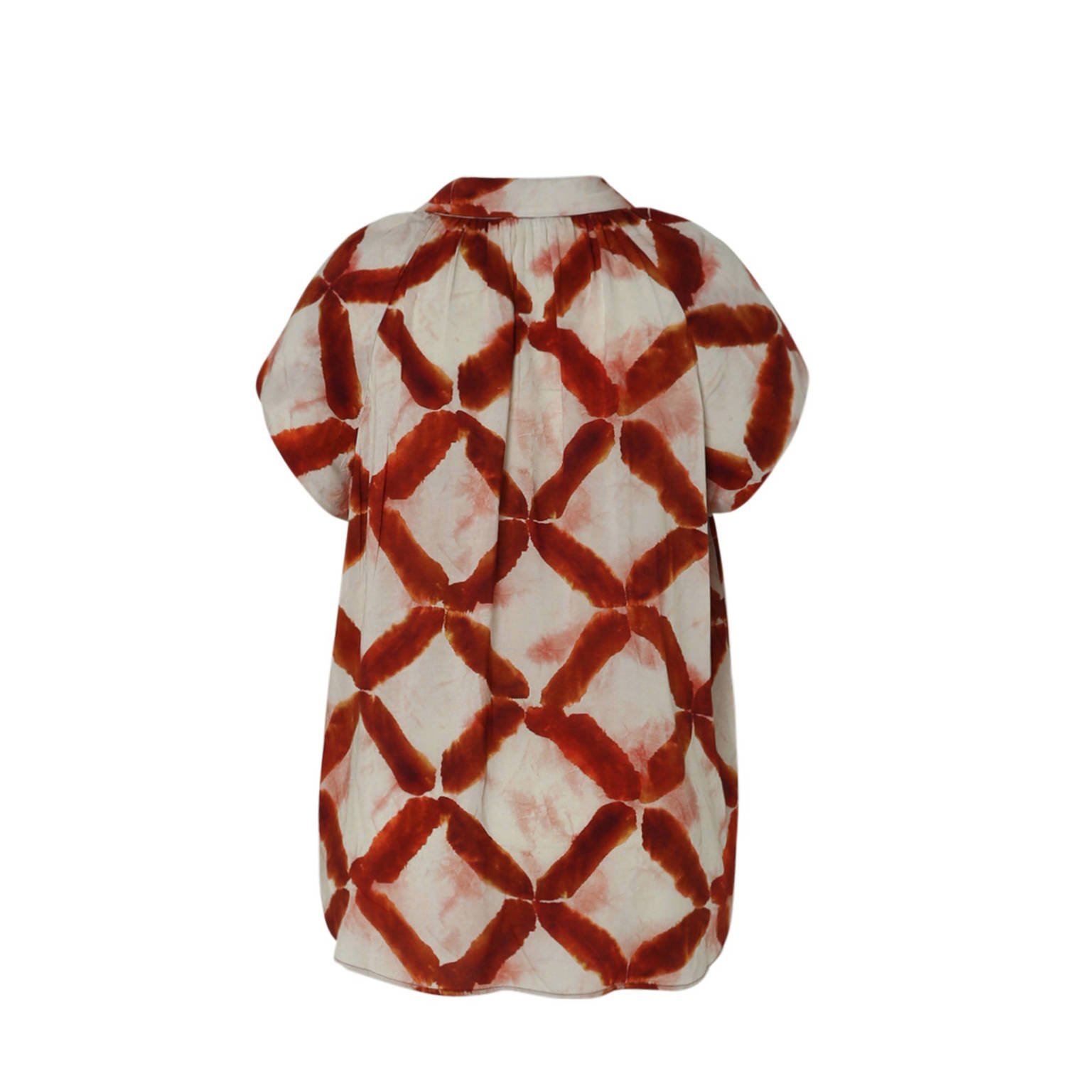 Paprika blouse roodbruin