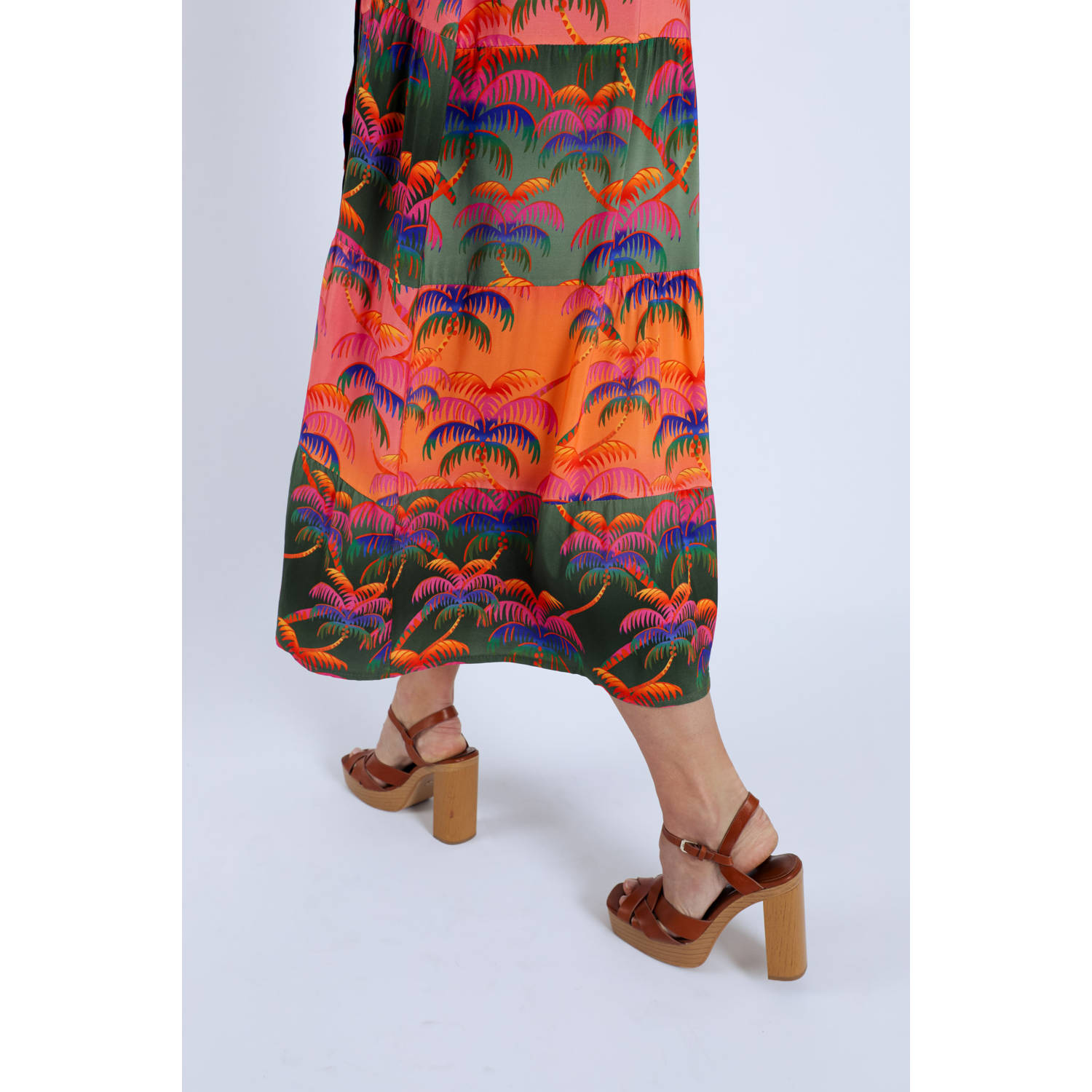 Paprika blousejurk multi