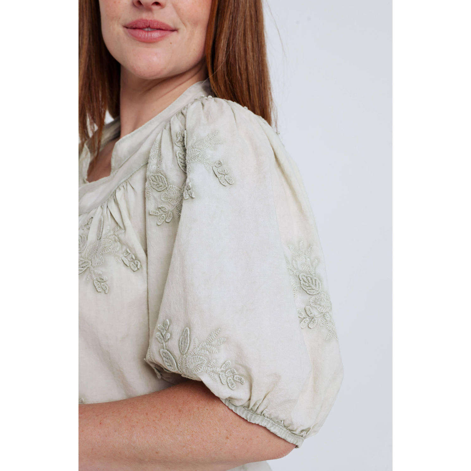 Paprika blouse lichtkaki