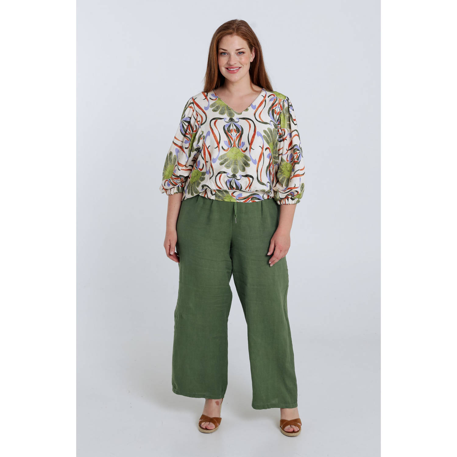 Paprika top ecru