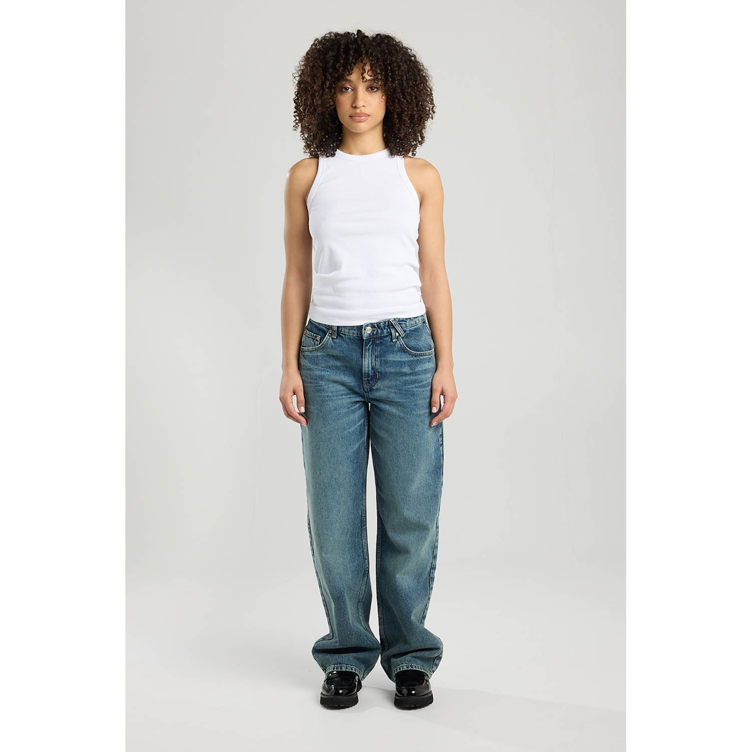 America Today low waist wide leg jeans