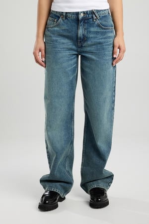 low waist wide leg jeans