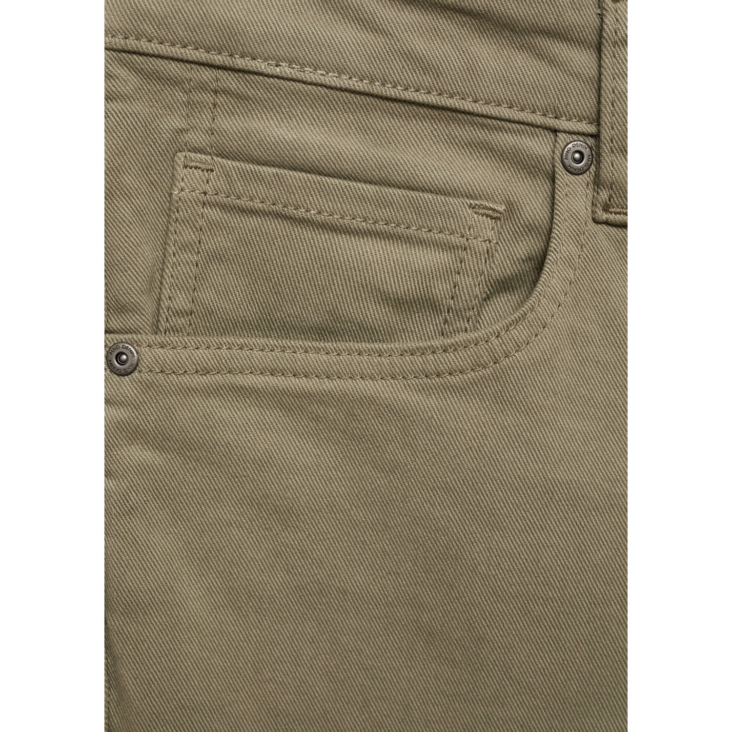 Mango Man slim bermuda short kaki