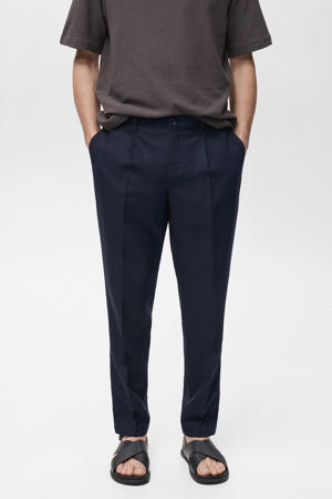 regular pantalon donkerblauw