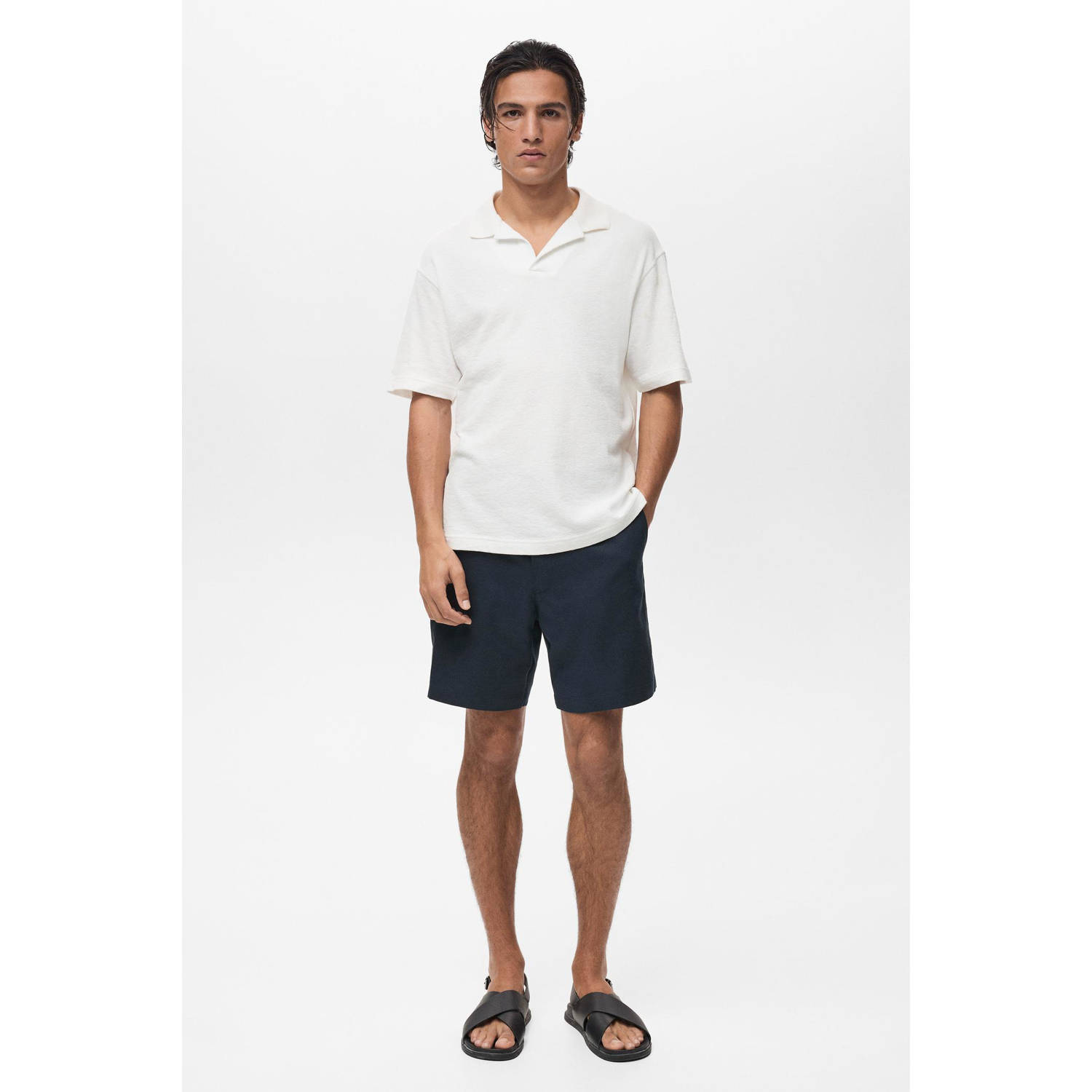 Mango Man slim bermuda short marine