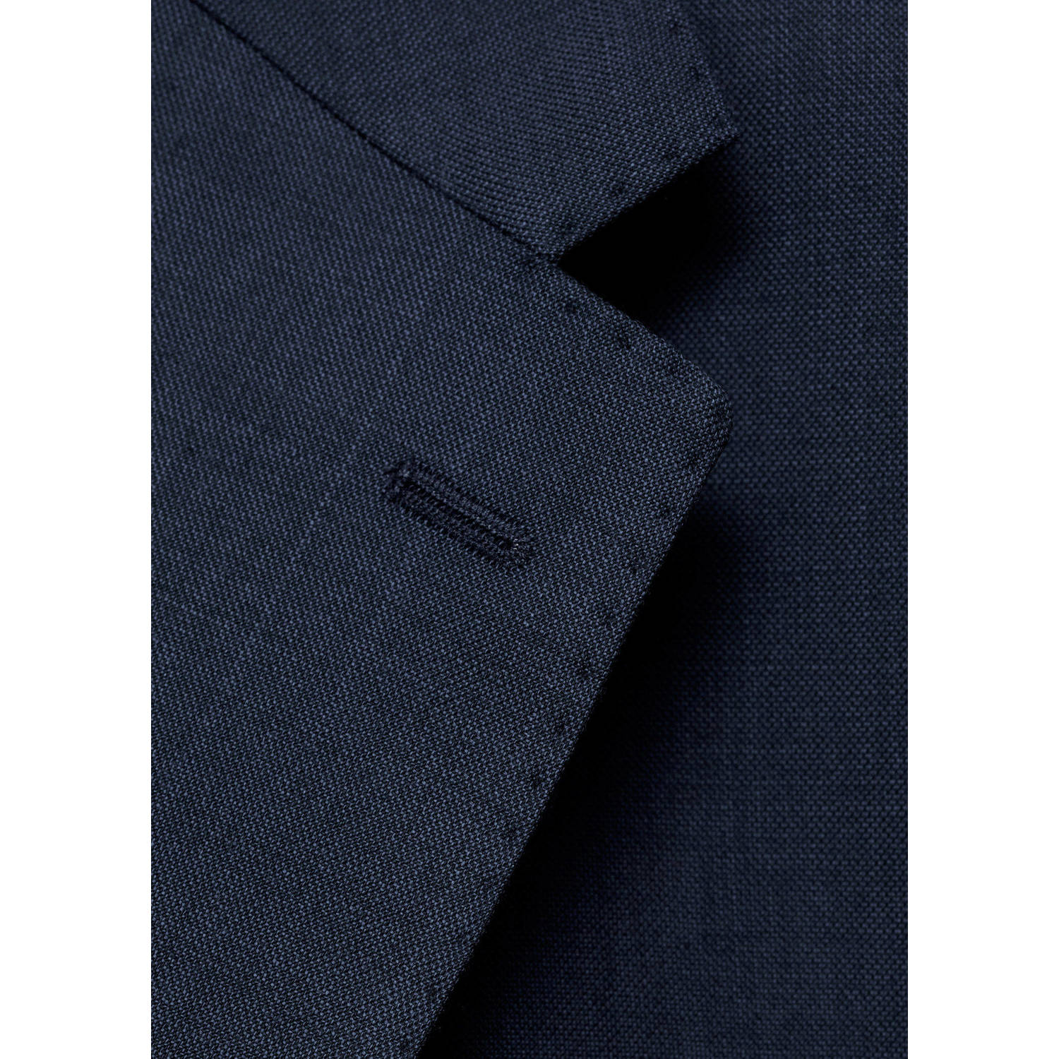 Mango Man wollen colbert donkerblauw