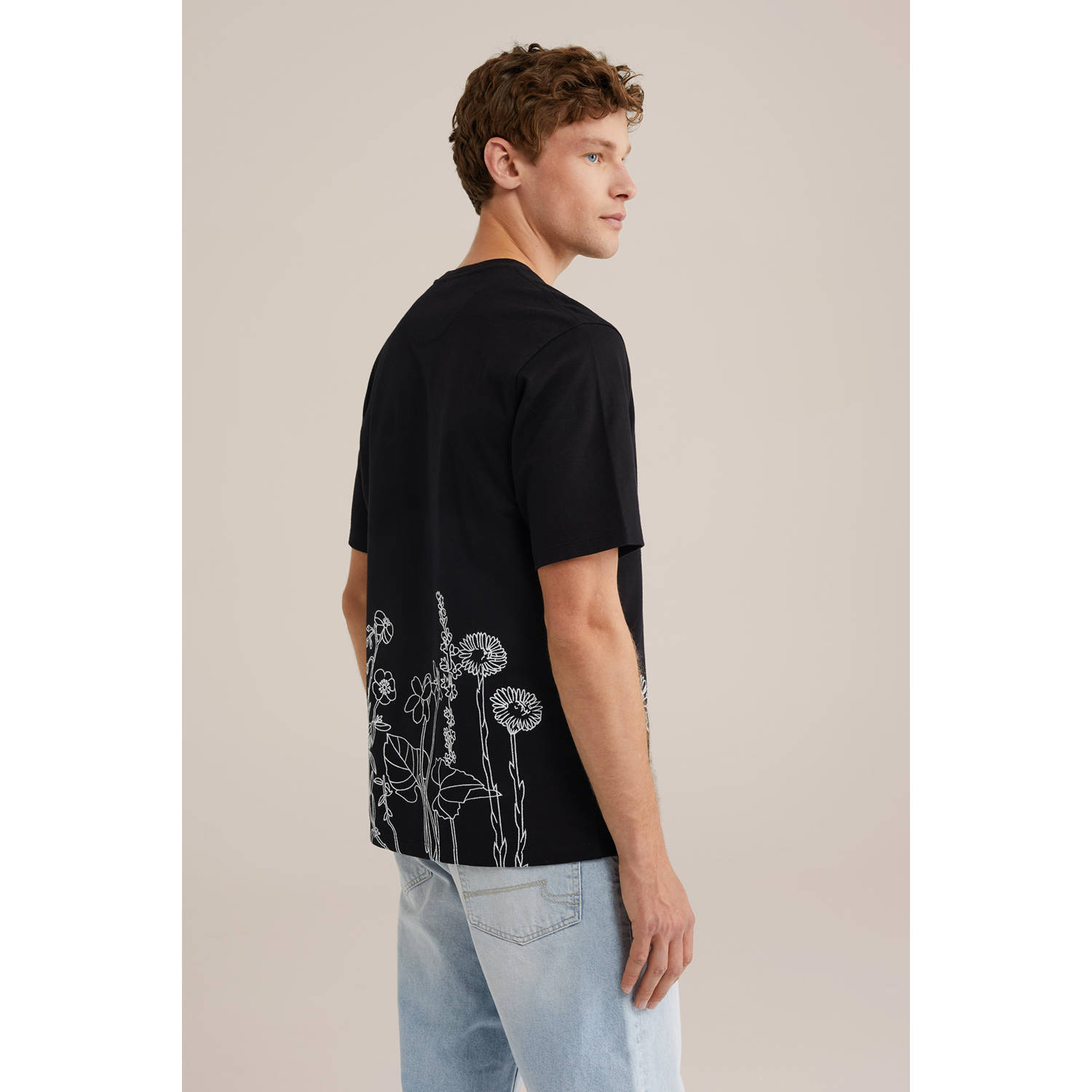 WE Fashion T-shirt zwart