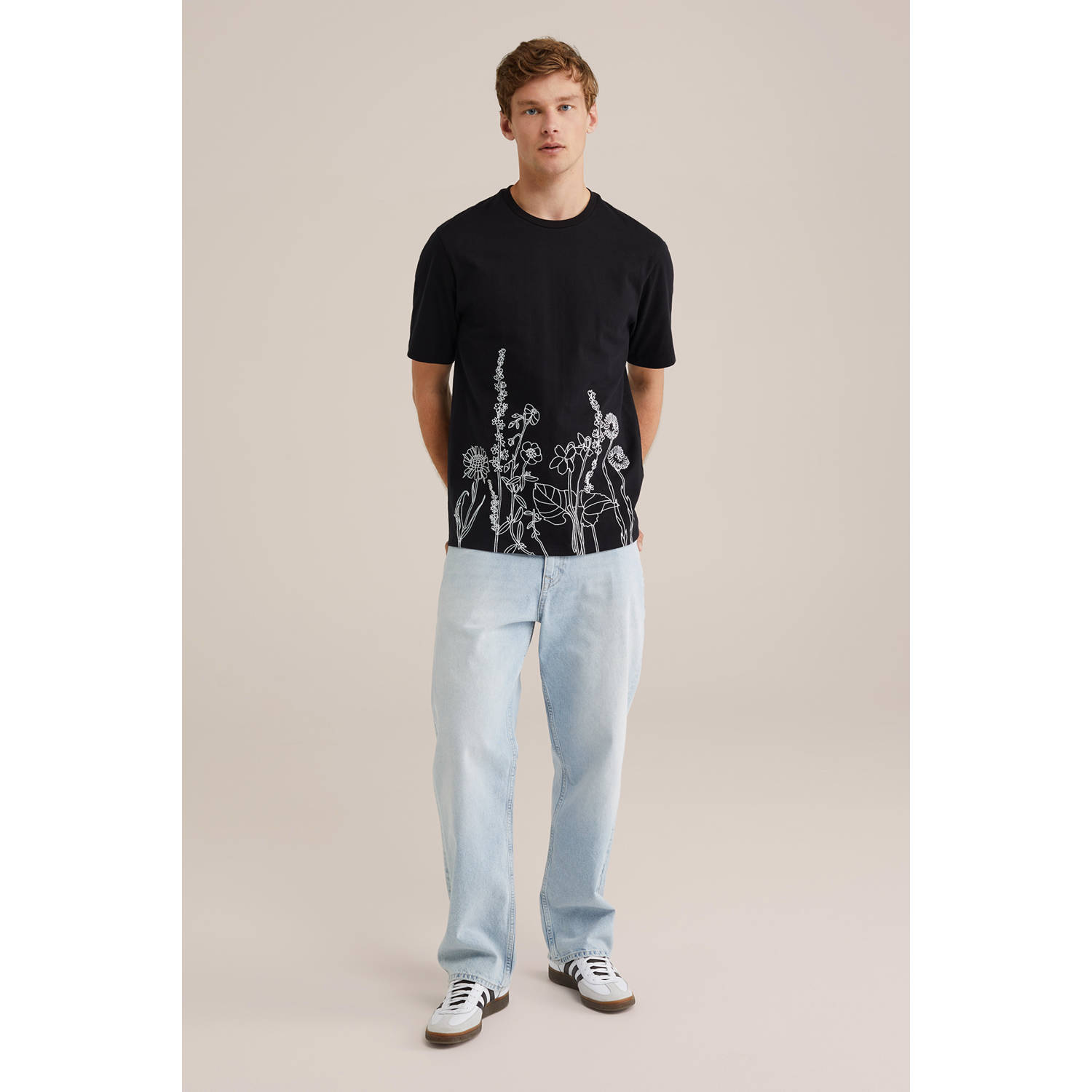 WE Fashion T-shirt zwart
