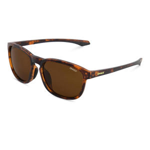 zonnebril met tortoise print YACAN bruin