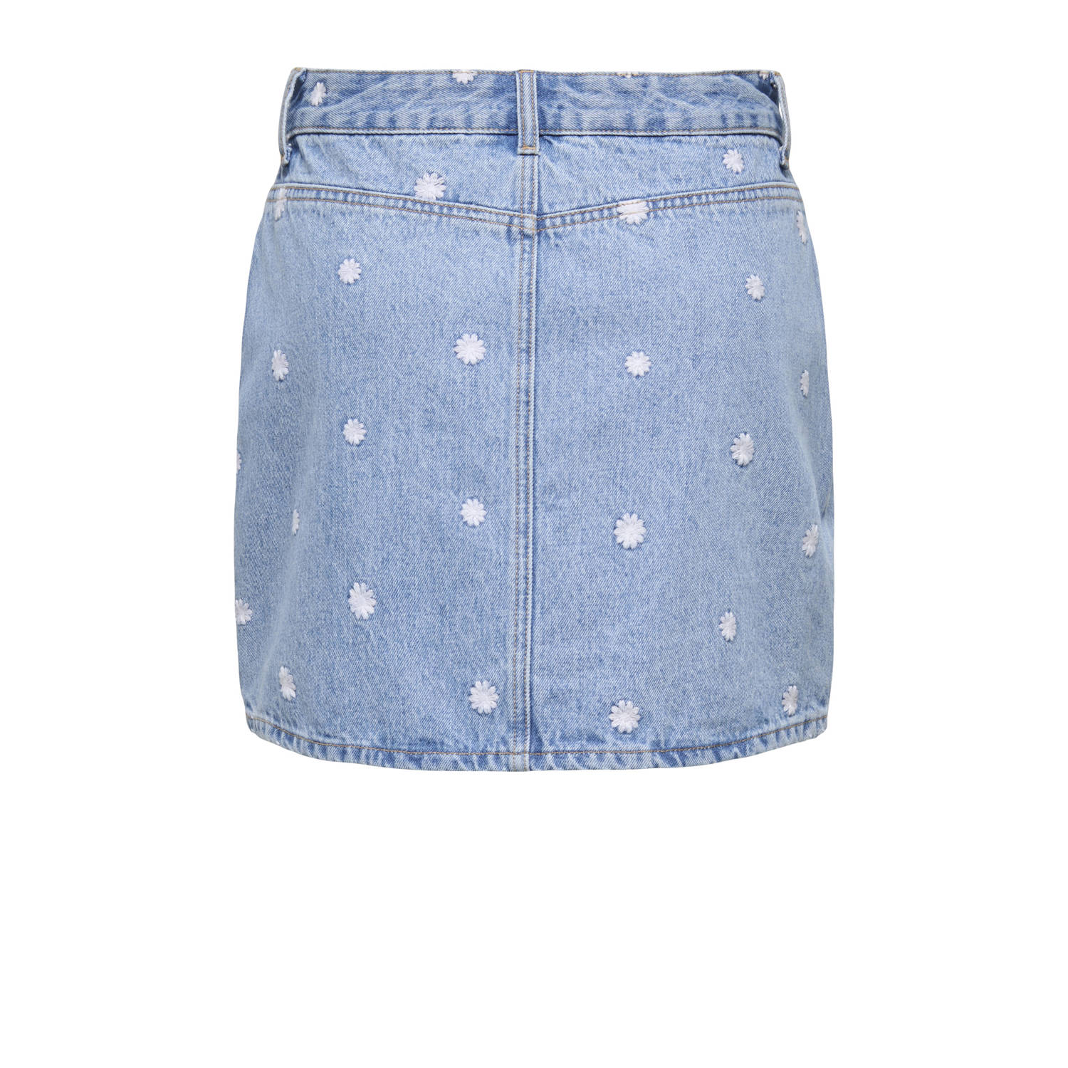 ONLY denim spijkerrok light blue denim