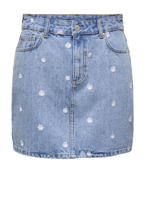 denim spijkerrok light blue denim