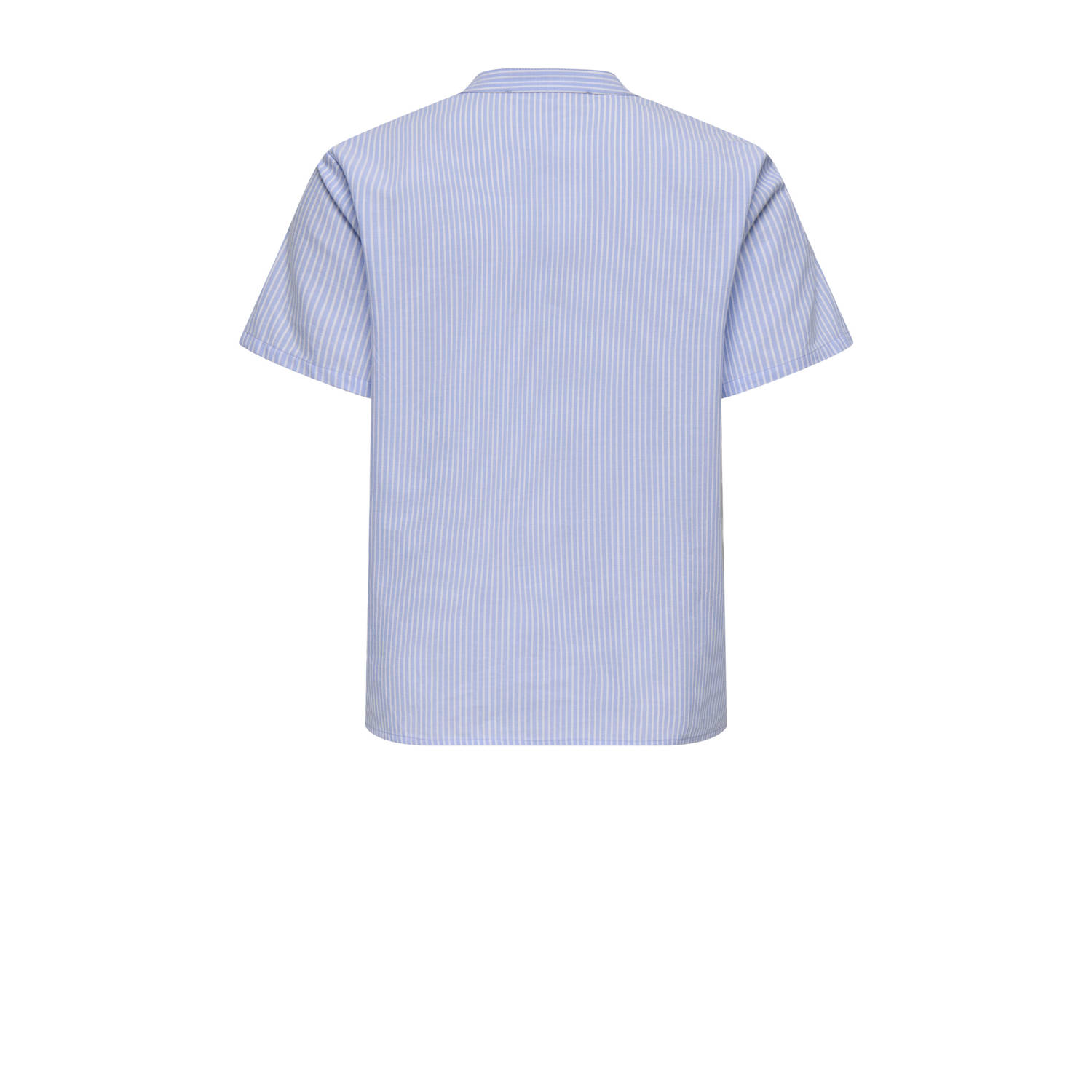 ONLY blousetop lichtblauw broderie