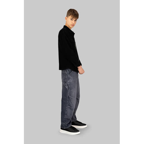 G-STAR high waist loose fit jeans grey denim afbeelding