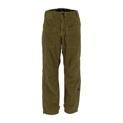 G-STAR corduroy tapered casual broek groen afbeelding