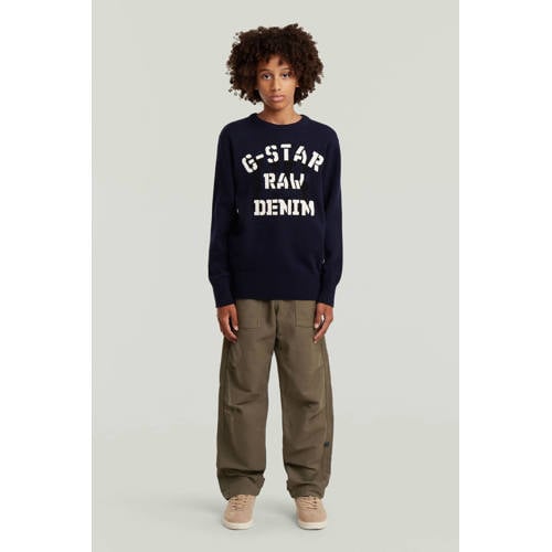 G-STAR tapered casual broek groen afbeelding