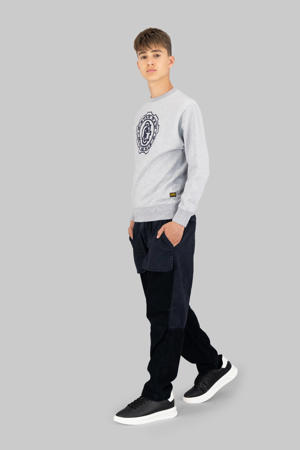 loose casual broek donkerblauw
