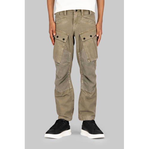 G-STAR straight cargo broek kaki afbeelding