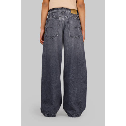 G-STAR high waist loose fit jeans grey denim afbeelding
