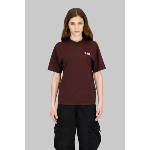 G-STAR T-shirt bruin afbeelding
