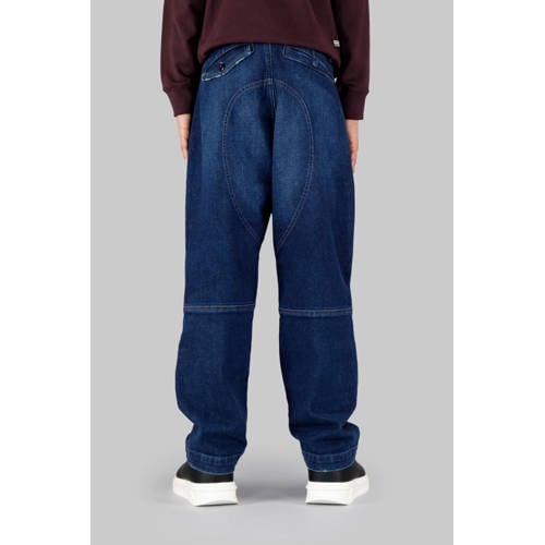 G-STAR high waist loose fit jeans dark blue denim afbeelding