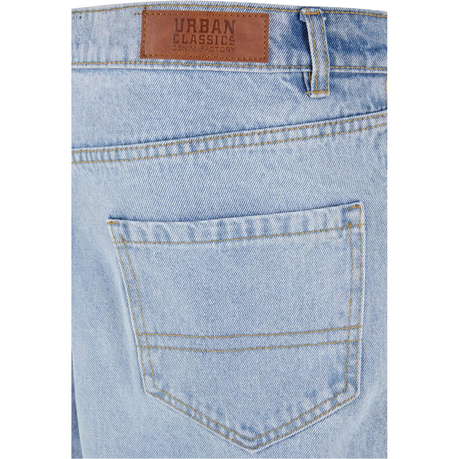 Urban Classics denim loose short light blue denim