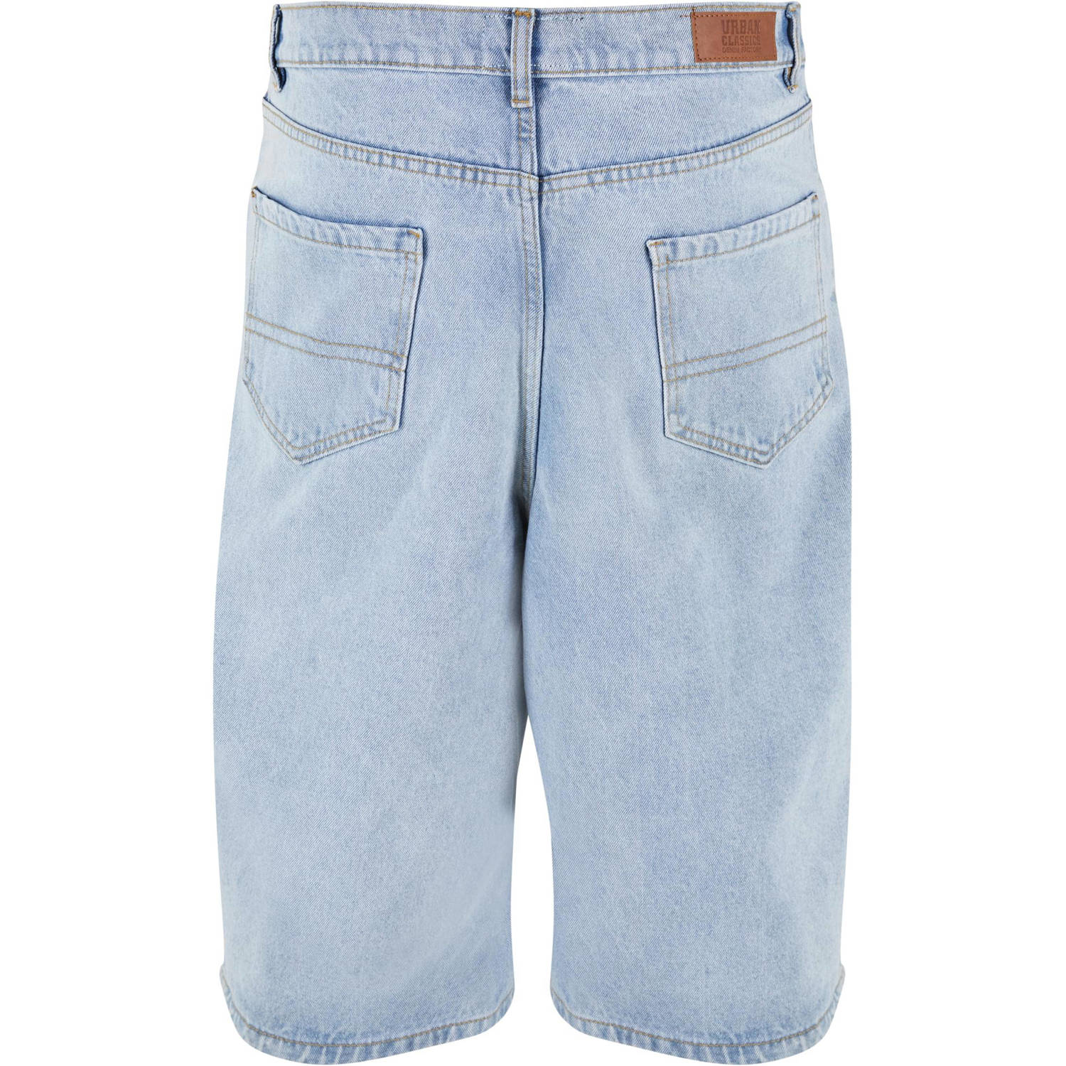 Urban Classics denim loose short light blue denim