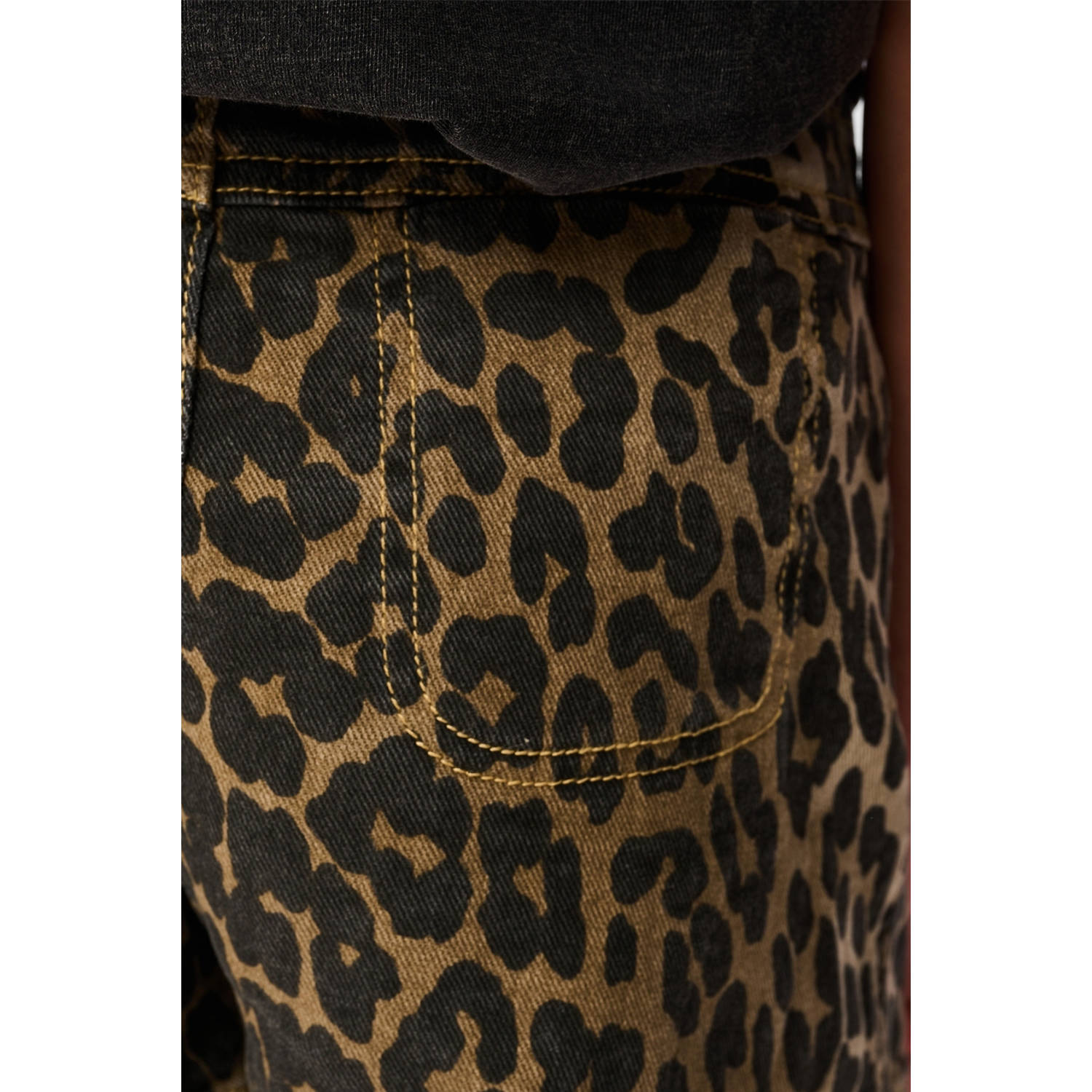 Shoeby denim skort bruin