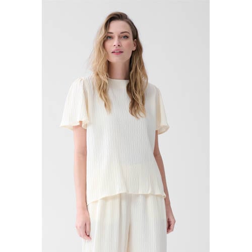 Shoeby top ecru afbeelding