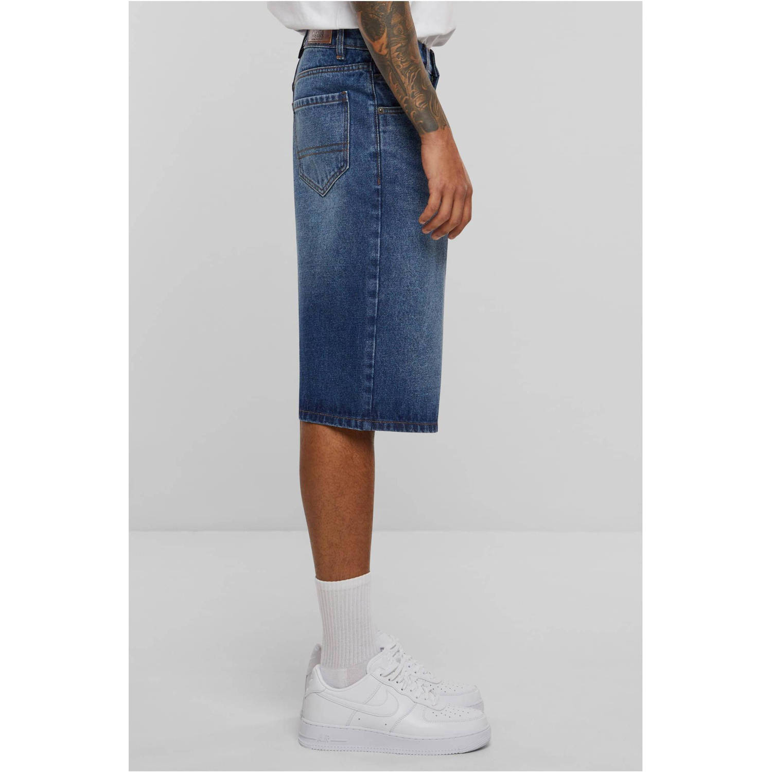 Urban Classics denim loose short medium blue denim
