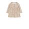Dirkje korte jurk beige