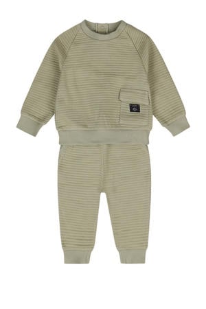 sweater + broek groen
