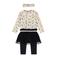 Dirkje jurk + legging + haarband offwhite