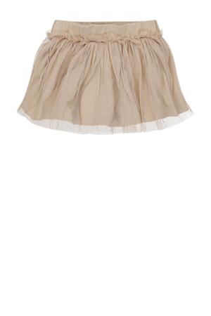 korte rok beige