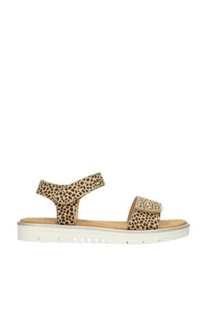 Nine sandalen beige/zwart