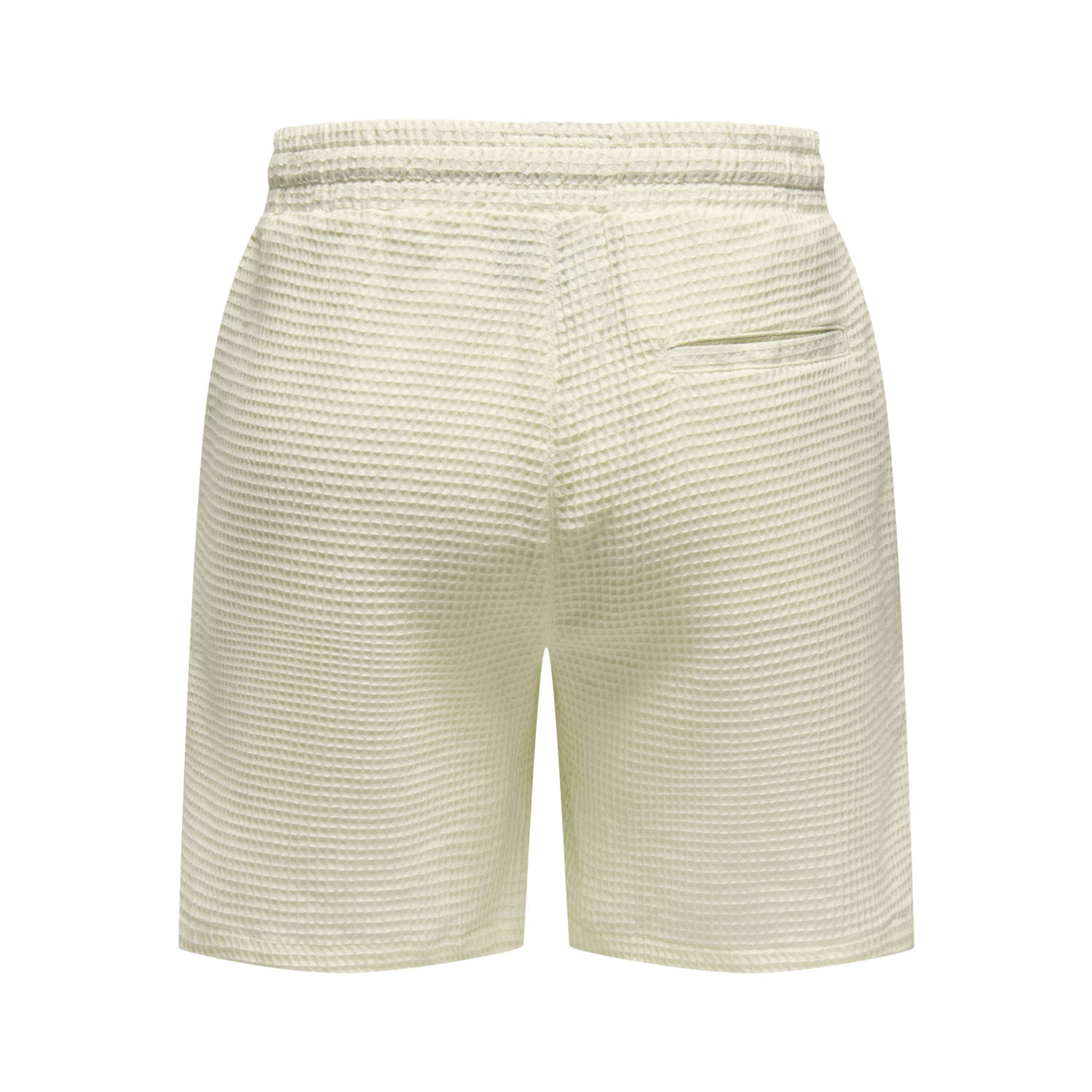 ONLY & SONS regular casual short ecru