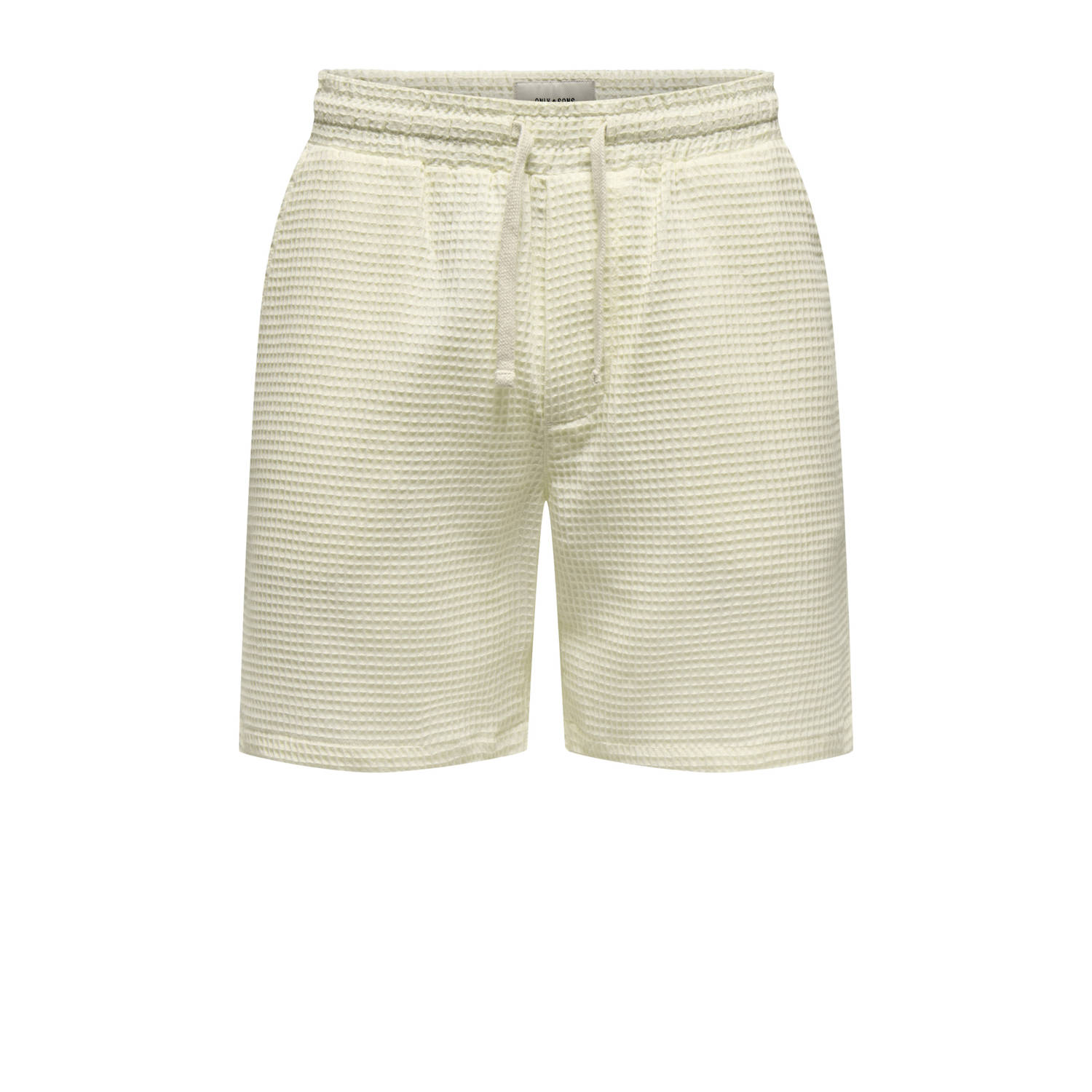 ONLY & SONS regular casual short ecru