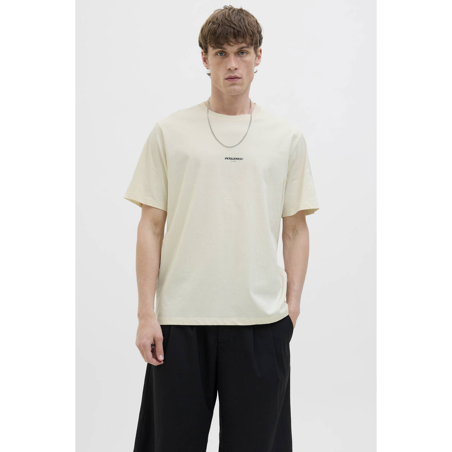 JACK & JONES ORIGINALS T-shirt ecru