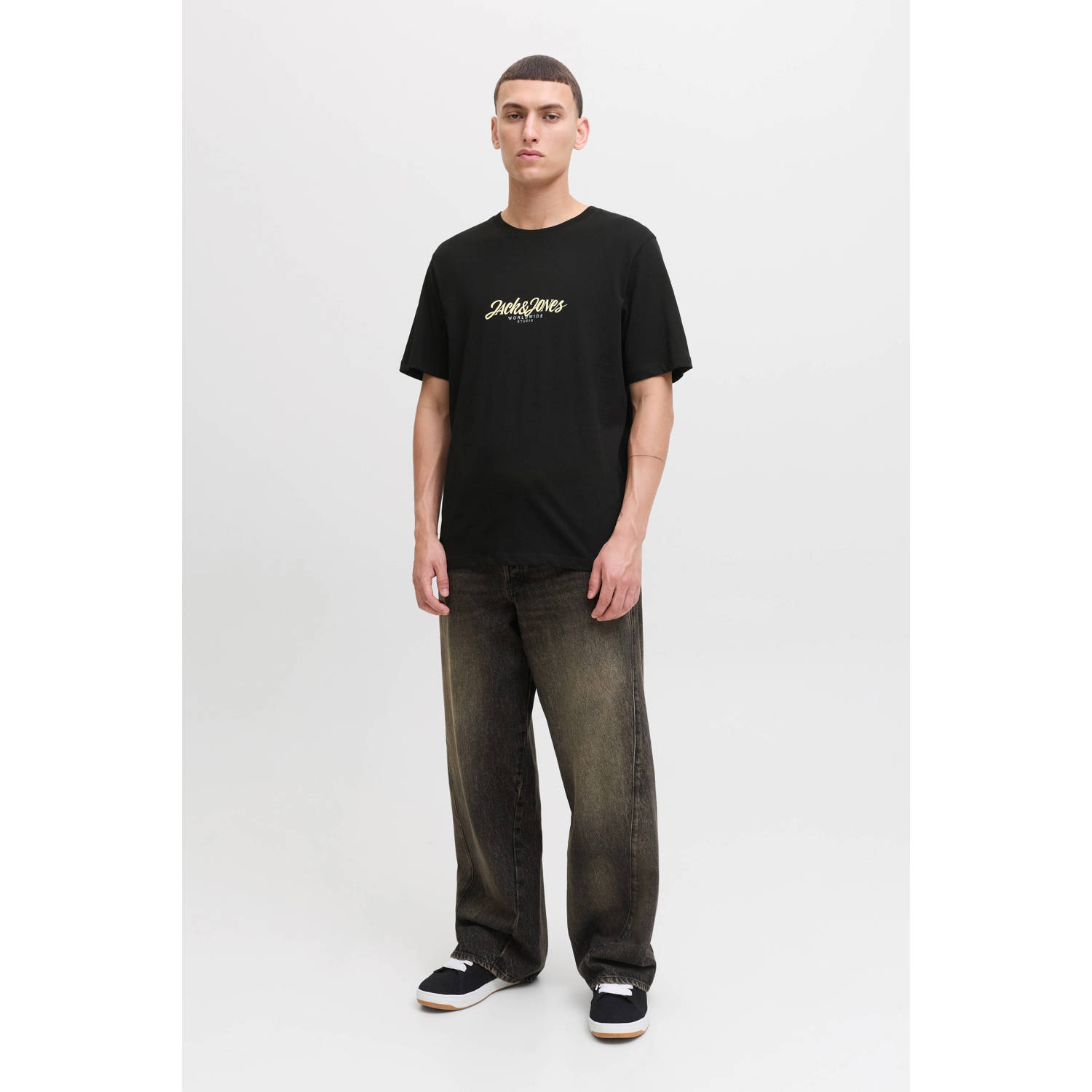 JACK & JONES ORIGINALS T-shirt zwart