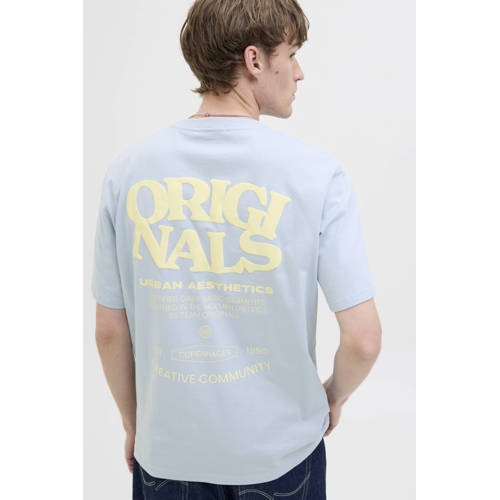JACK & JONES ORIGINALS T-shirt lichtblauw afbeelding